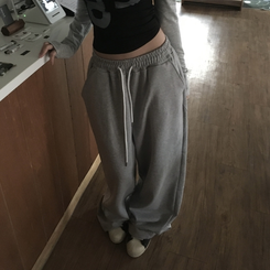 トレーニングパンツ オーバースウェットパンツ GREY