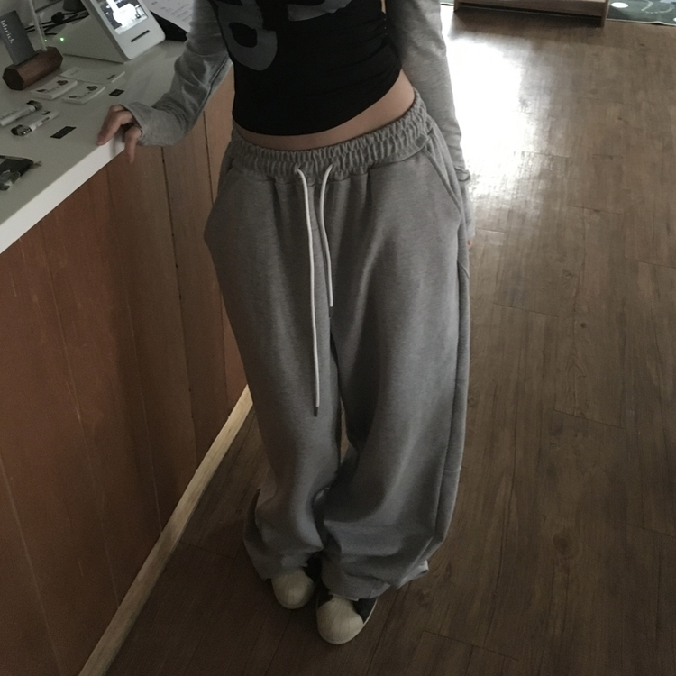 オーバースウェットパンツ GREY