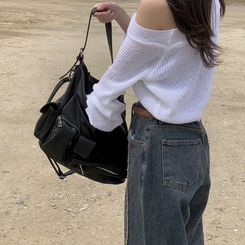 バッグ トラベルショルダーバッグ BLACK