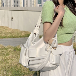 バッグ トラベルショルダーバッグ WHITE