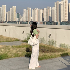 バッグ トラベルショルダーバッグ WHITE
