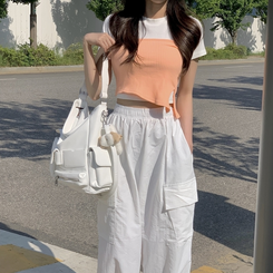 バッグ トラベルショルダーバッグ WHITE