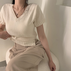 ニット デイリー2WAYニット LIGHT BEIGE