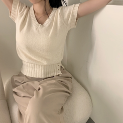 ニット デイリー2WAYニット LIGHT BEIGE