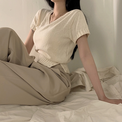 ニット デイリー2WAYニット LIGHT BEIGE