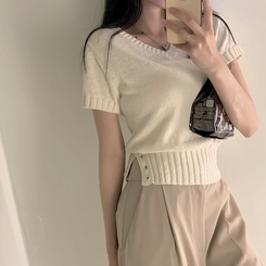 ニット デイリー2WAYニット LIGHT BEIGE