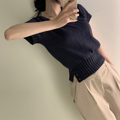 ニット デイリー2WAYニット NAVY