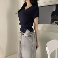 ニット デイリー2WAYニット NAVY