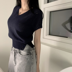 ニット デイリー2WAYニット NAVY
