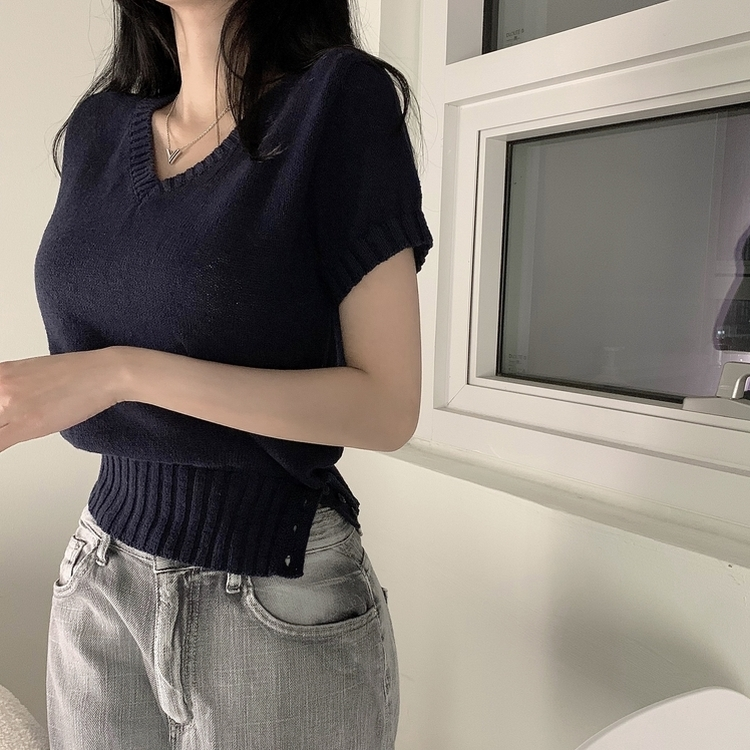 デイリー2WAYニット NAVY