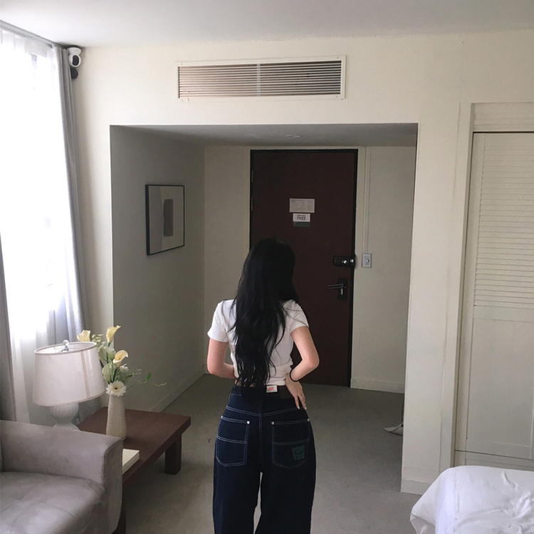 アメリカンプリンティング半袖Tシャツ IVORY