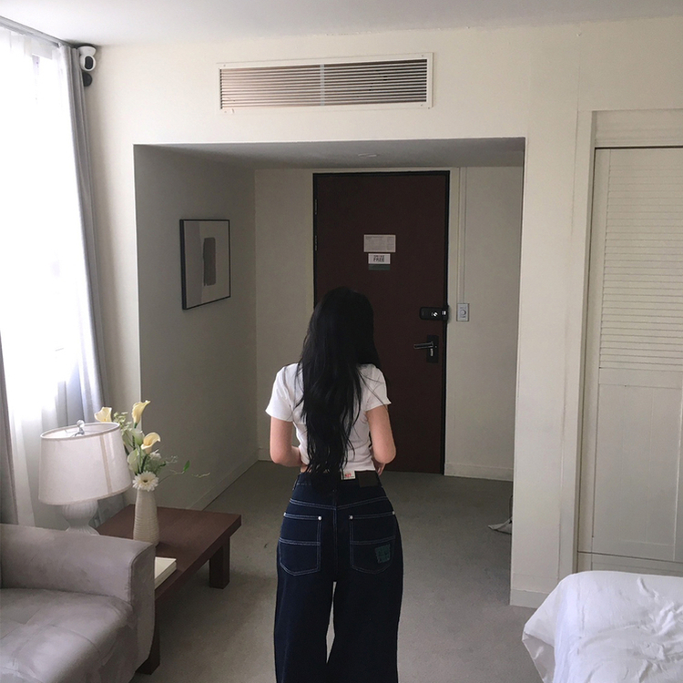 アメリカンプリンティング半袖Tシャツ IVORY