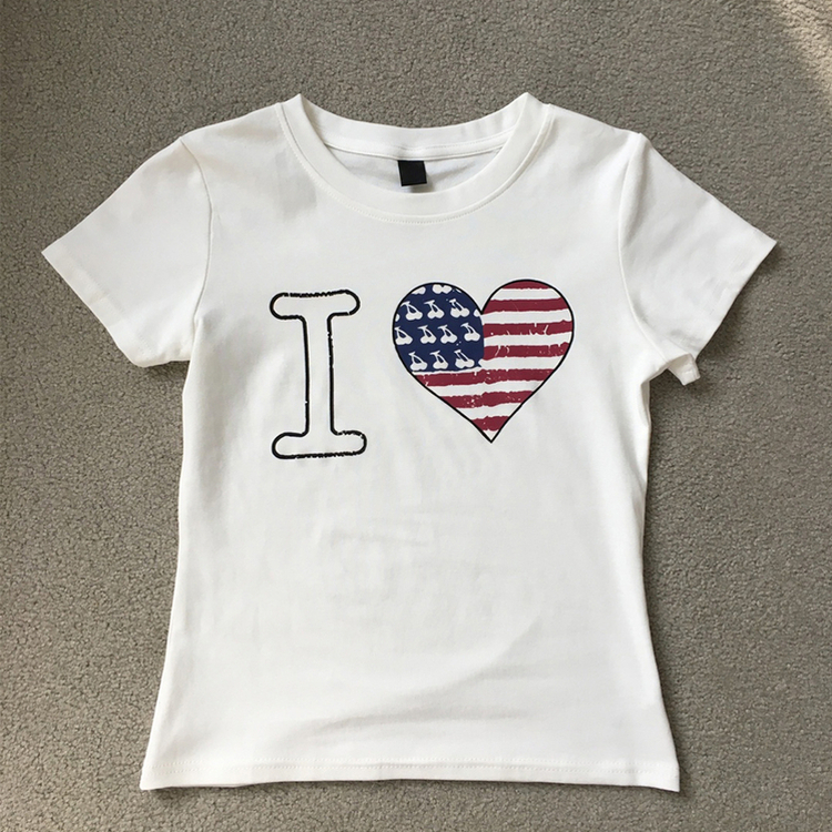 アメリカンプリンティング半袖Tシャツ