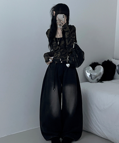 スリムクロップフードジップアップ KHAKI