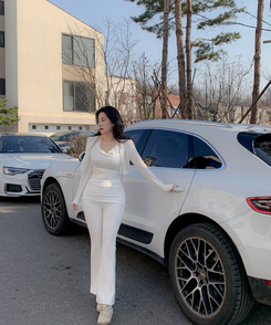ノースリーブ ホルタースリムキャミソール WHITE