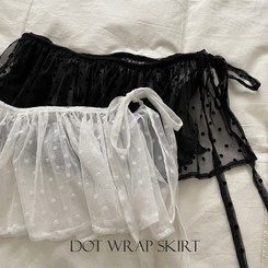 レイヤードラップティアードミニスカート