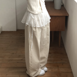 レイヤードラップティアードミニスカート WHITE