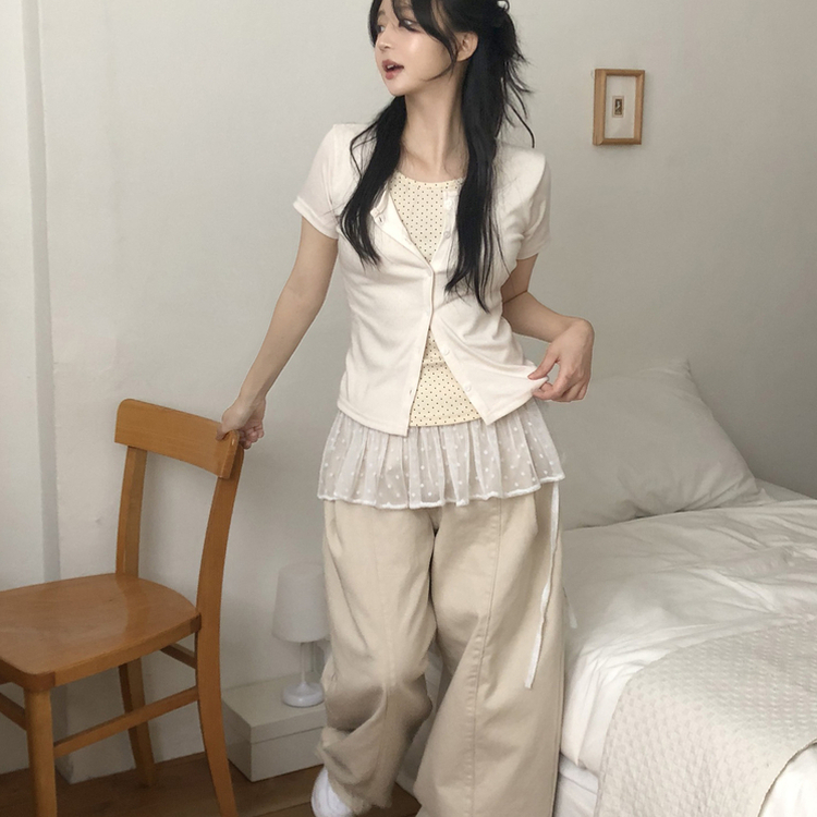 レイヤードラップティアードミニスカート WHITE