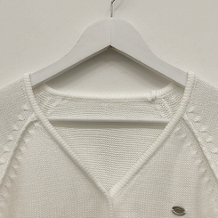 ペンダントワッペンニットカーディガン(6color)