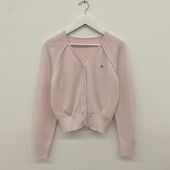 ペンダントワッペンニットカーディガン(6color)