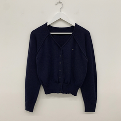 ペンダントワッペンニットカーディガン(6color)