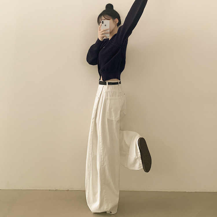 ペンダントワッペンニットカーディガン(6color) DARK BLUE