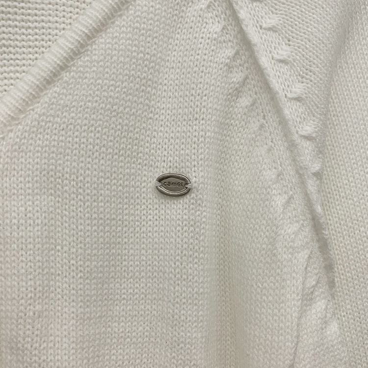 ペンダントワッペンニットカーディガン(6color)