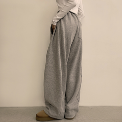 トレーニングパンツ サイドストリングトレーニングジョガーパンツ(5color) GRAY(WINTER)