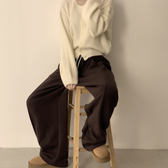 トレーニングパンツ サイドストリングトレーニングジョガーパンツ(5color) MOCHA
