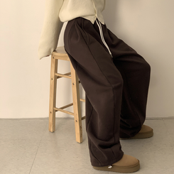 トレーニングパンツ サイドストリングトレーニングジョガーパンツ(5color) MOCHA
