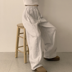 トレーニングパンツ サイドストリングトレーニングジョガーパンツ(5color) WHITE SALT