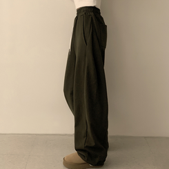 トレーニングパンツ サイドストリングトレーニングジョガーパンツ(5color) KHAKI