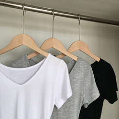 半袖Tシャツ レイヤードセミクロップ半袖Tシャツ