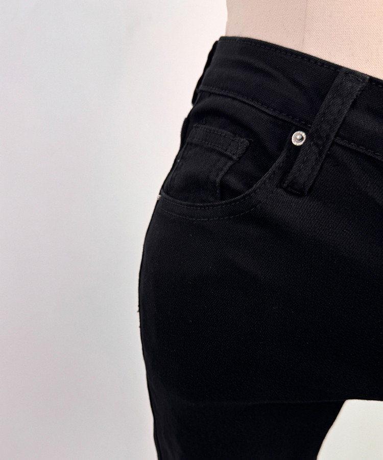 ローライズ骨盤パッドブーツカットパンツ