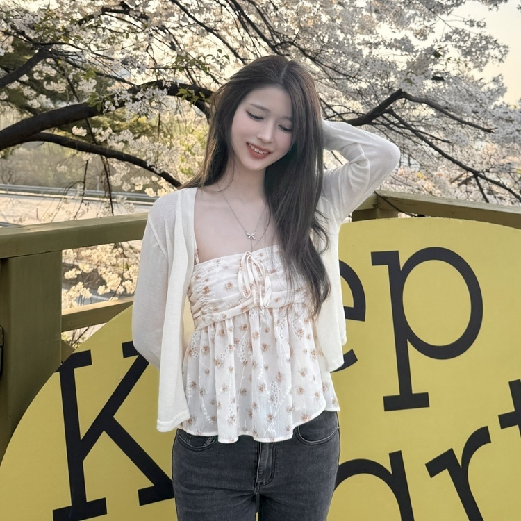 フラワー ビスチェセット  BEIGE