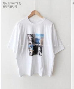 半袖Tシャツ コットンプリンティング半袖Tシャツ