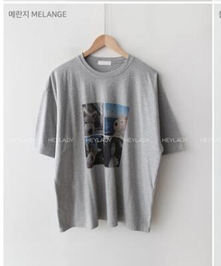 半袖Tシャツ コットンプリンティング半袖Tシャツ