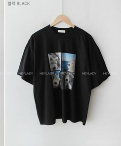 半袖Tシャツ コットンプリンティング半袖Tシャツ