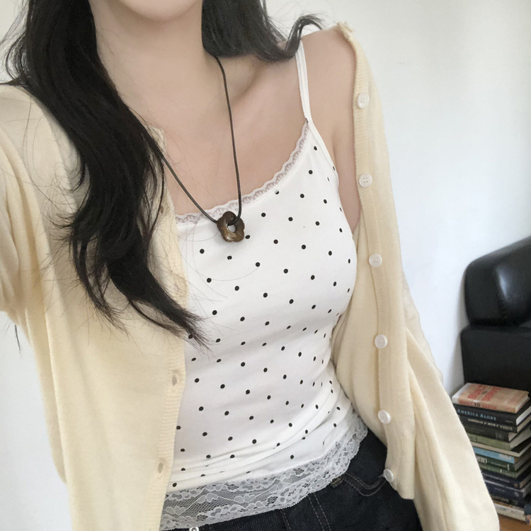 デイリーシンプル長袖カーディガン(10color) CREAM