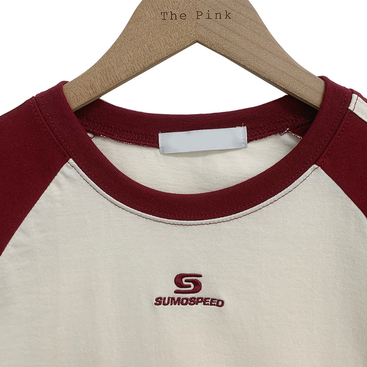 フィットカラーライン半袖Tシャツ