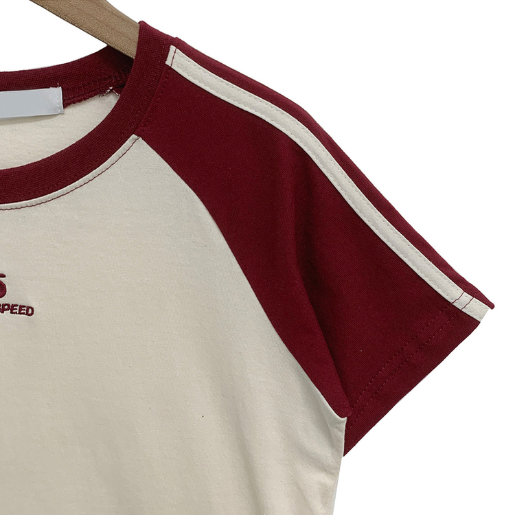 フィットカラーライン半袖Tシャツ