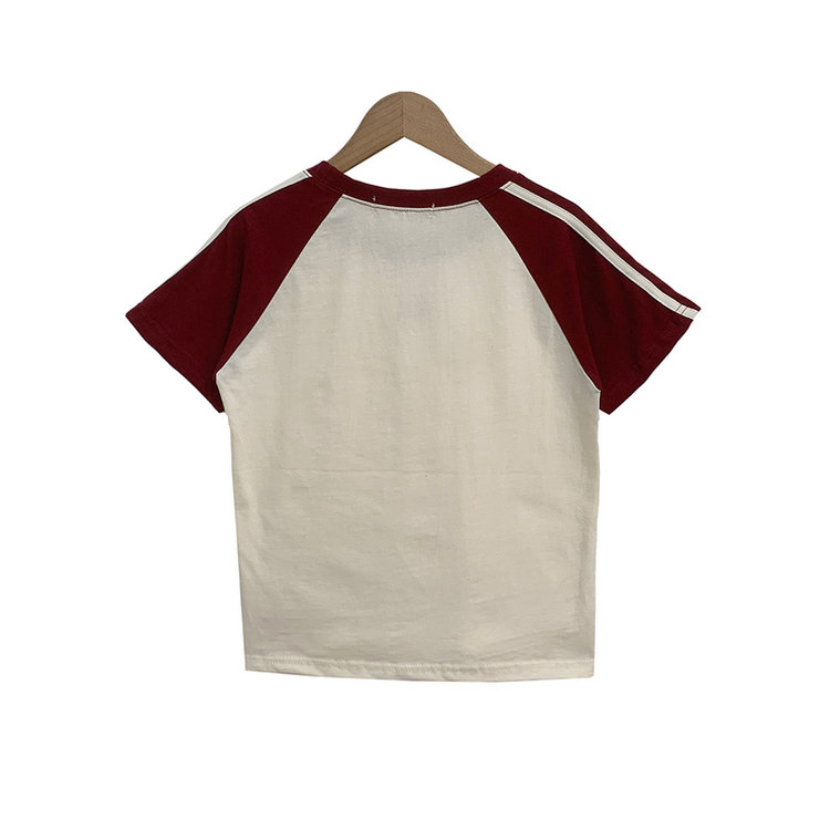 フィットカラーライン半袖Tシャツ