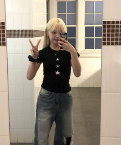 半袖Tシャツ スリスター 半袖Tシャツ BLACK