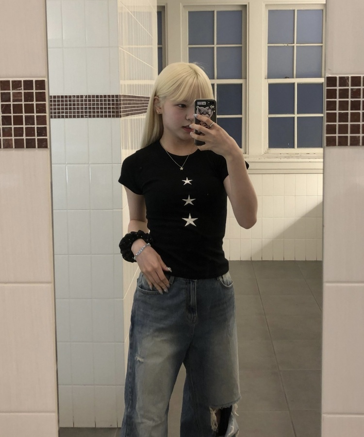 スリスター 半袖Tシャツ BLACK