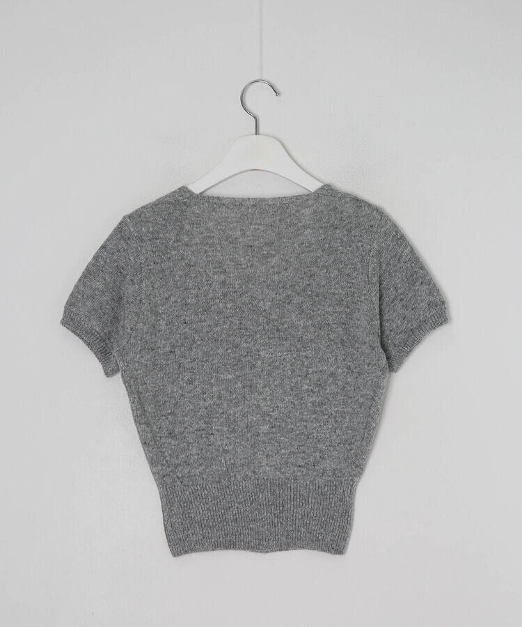 스퀘어넥 니트 가디건