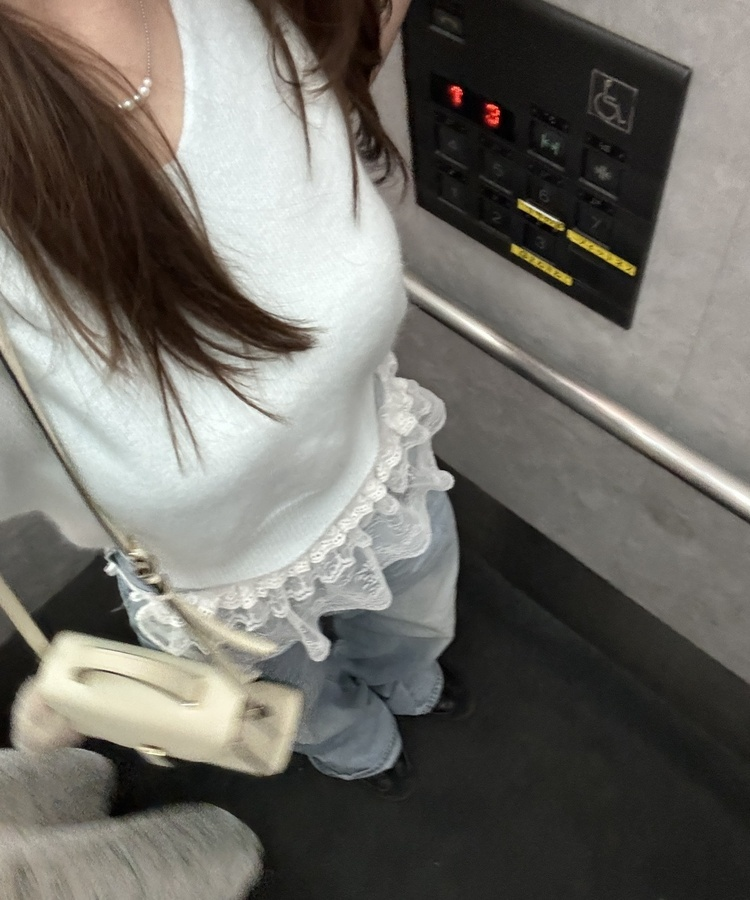 ティアードレースラップスカート IVORY