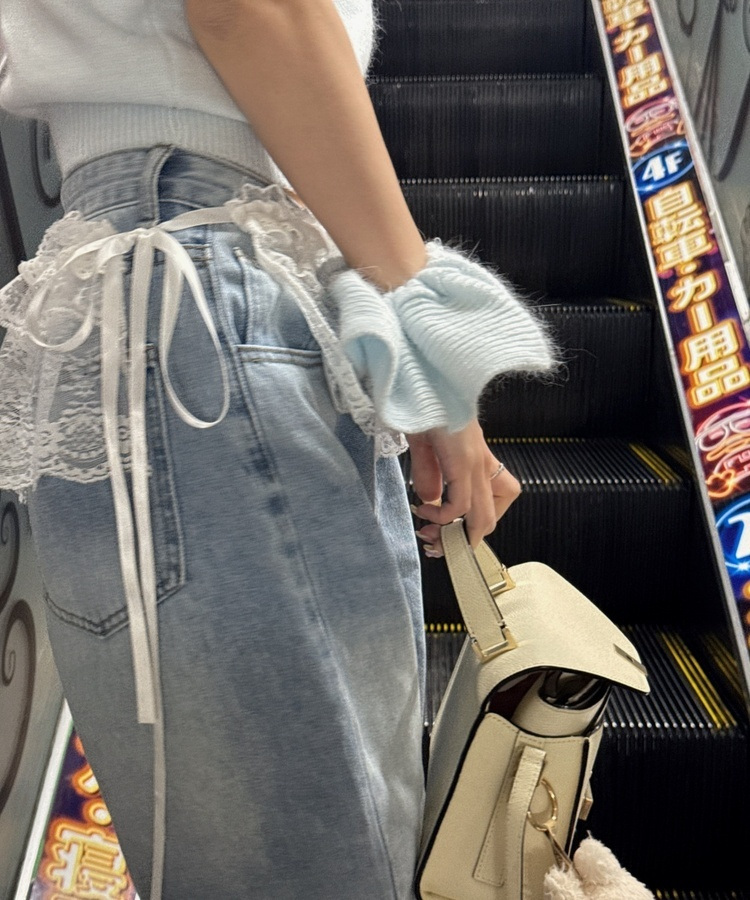 ティアードレースラップスカート IVORY