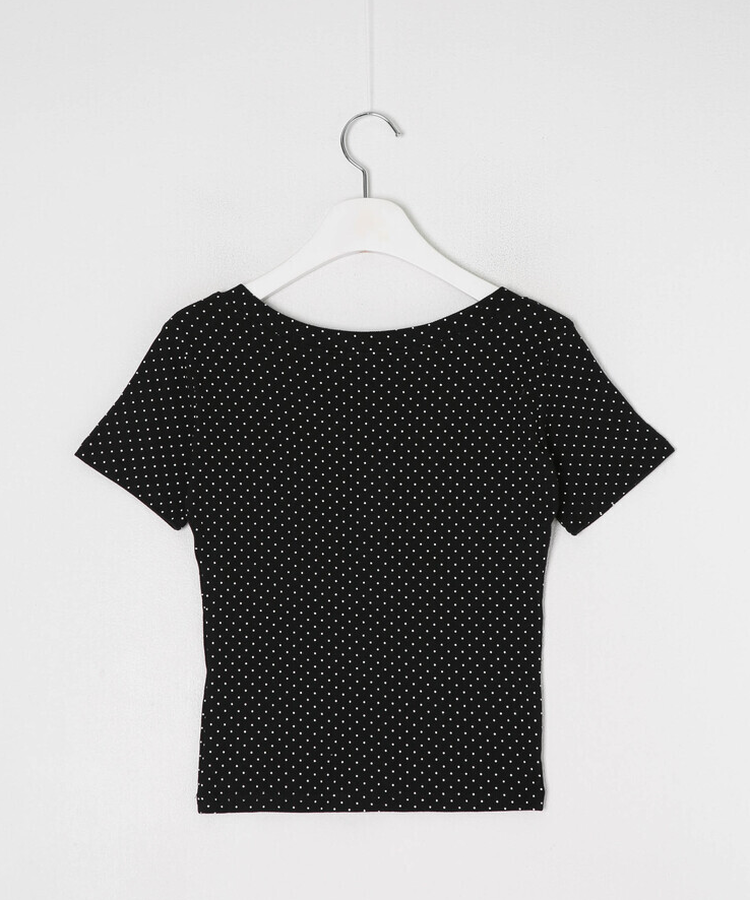 ドットボタンTシャツ