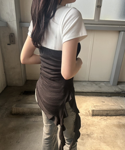 半袖Tシャツ 【単独商品/超特価】-3kg 細見えスリムフィット半袖 Tシャツ IVORY