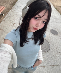 半袖Tシャツ 【単独商品/超特価】-3kg 細見えスリムフィット半袖 Tシャツ SKY BLUE